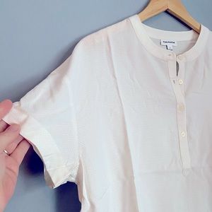 Frank and Oak White Top